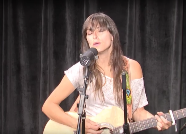 Sarah Blacker LIVE In Studio Performing “Shiver”