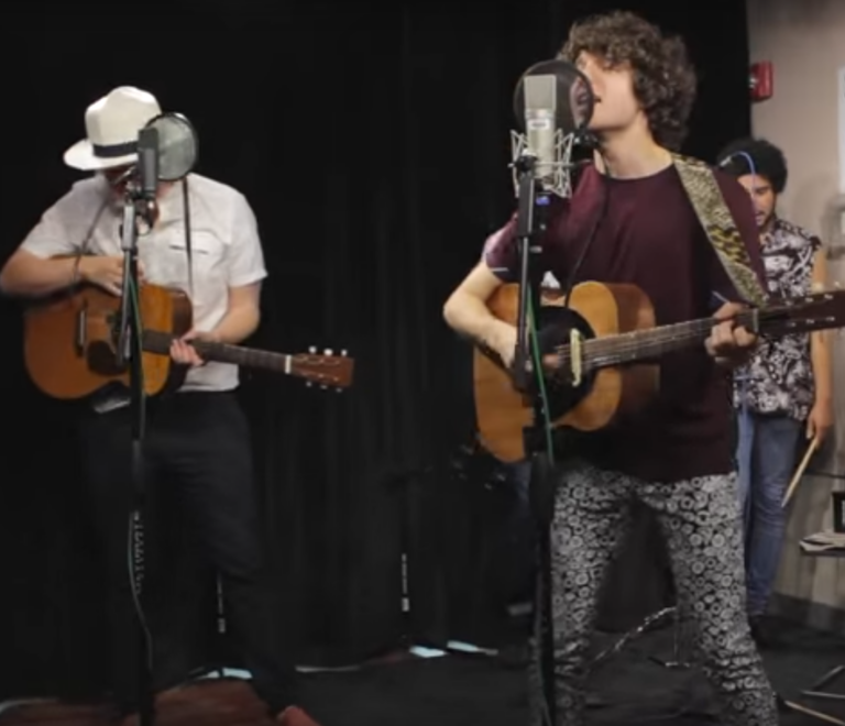 The Kooks LIVE In Studio performing “Around Town” [Acoustic]