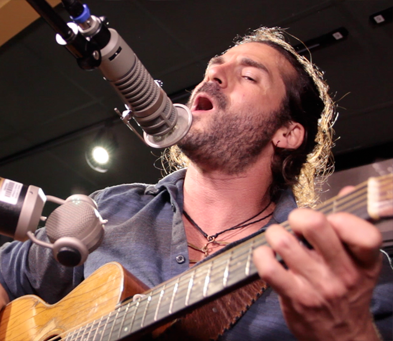 Adam Ezra LIVE In Studio Performing “Let Your Hair Fall Down”