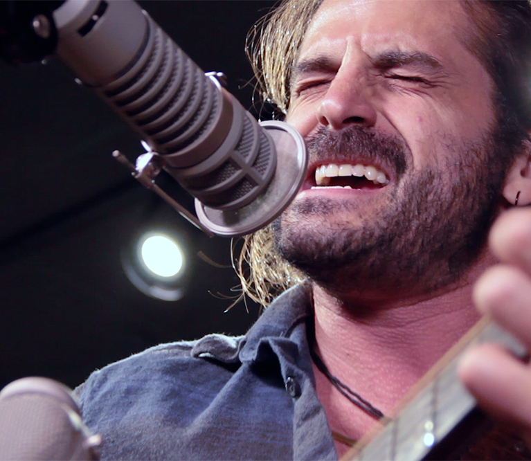 Adam Ezra LIVE In Studio Performing “100 Year Storm”