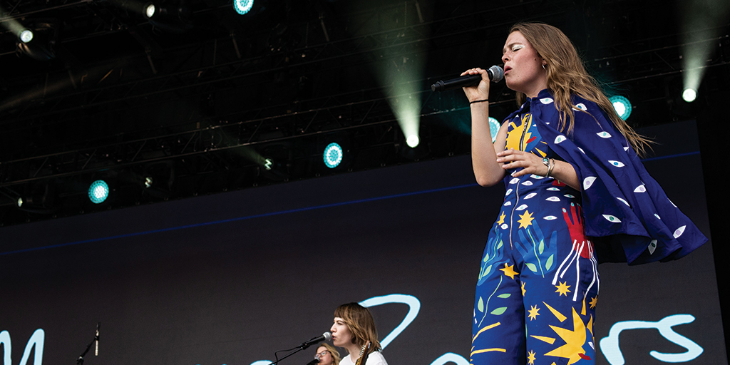Maggie Rogers at Boston Calling - Courtesy of Jacob Cutler