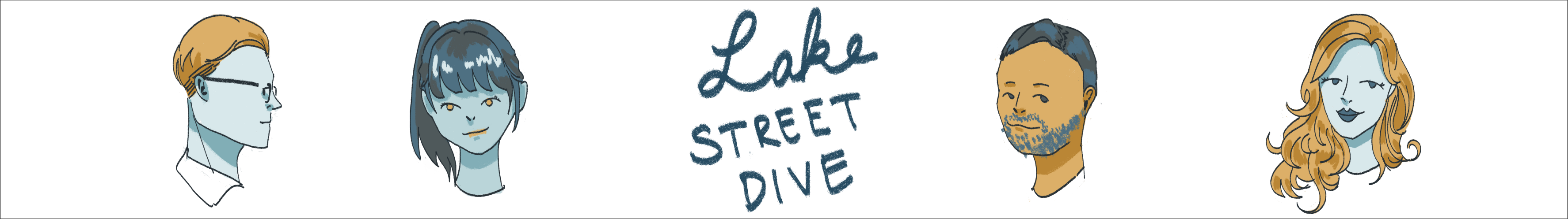 Lake Street Dive Illustration by Nicole Bae
