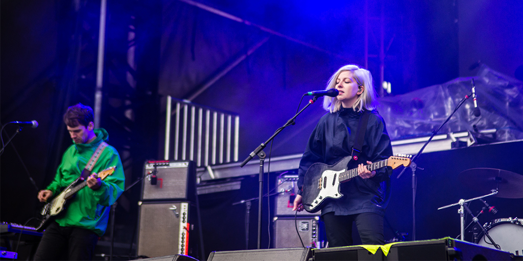 Alvvays at Boston Calling. Photos courtesy of Jacob Cutler.