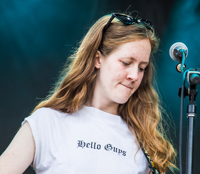 Sidney Gish Jams Out on the Red Stage to Open Boston Calling Day 2