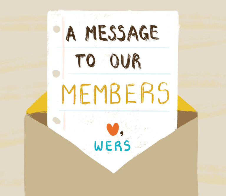 A Message to Our Members