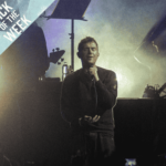 Damon Albarn performs live with Gorillaz