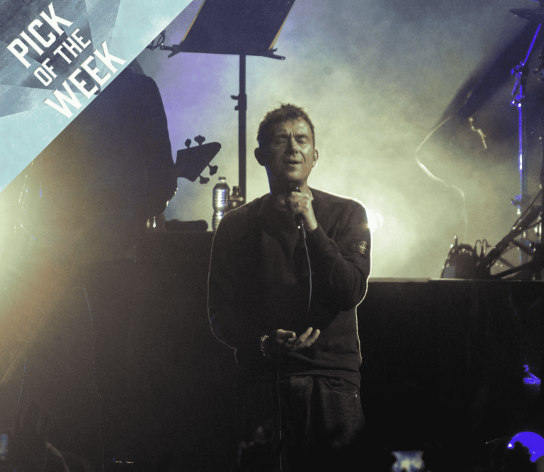 Damon Albarn performs live with Gorillaz
