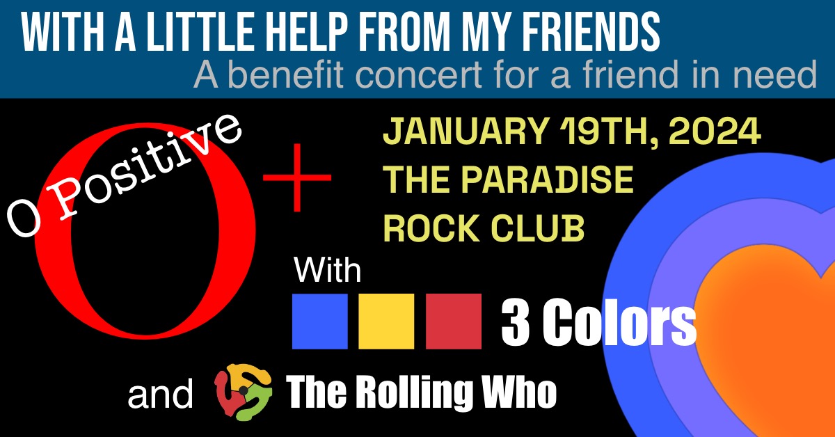 O Positive To Reunite at The Paradise Rock Club Jan 19 - WERS 88.9FM