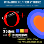 O Positive Show poster art