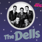 A circle cut-out picture of the Dells sits atop graphics of a starry night sky. A logo in the right corner reads "The Vault of Soul" and large centered text reads "The Dells."