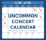 Uncommon Concert Calendar: April 19-26