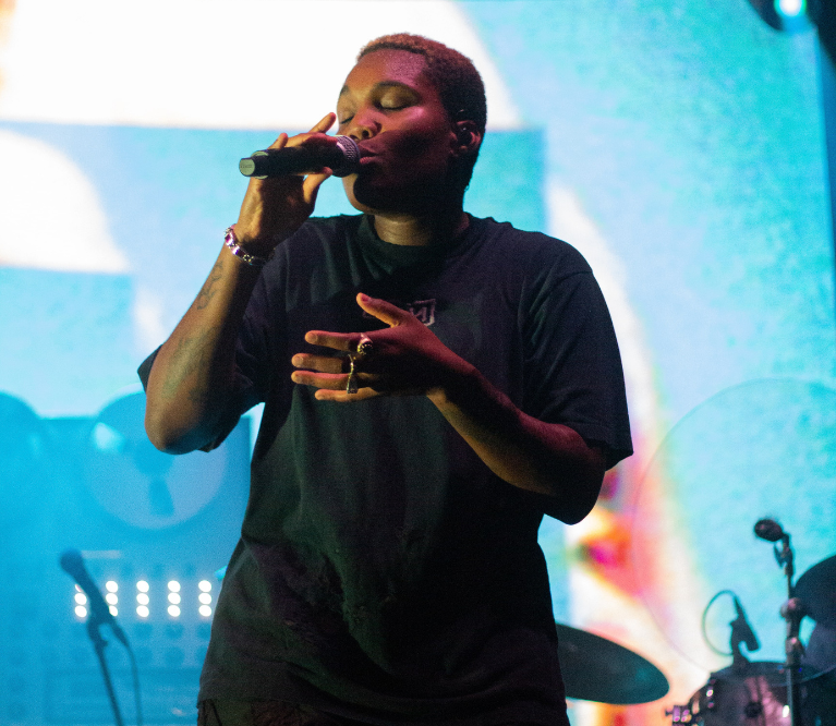 Arlo Parks performs at Royale in Boston