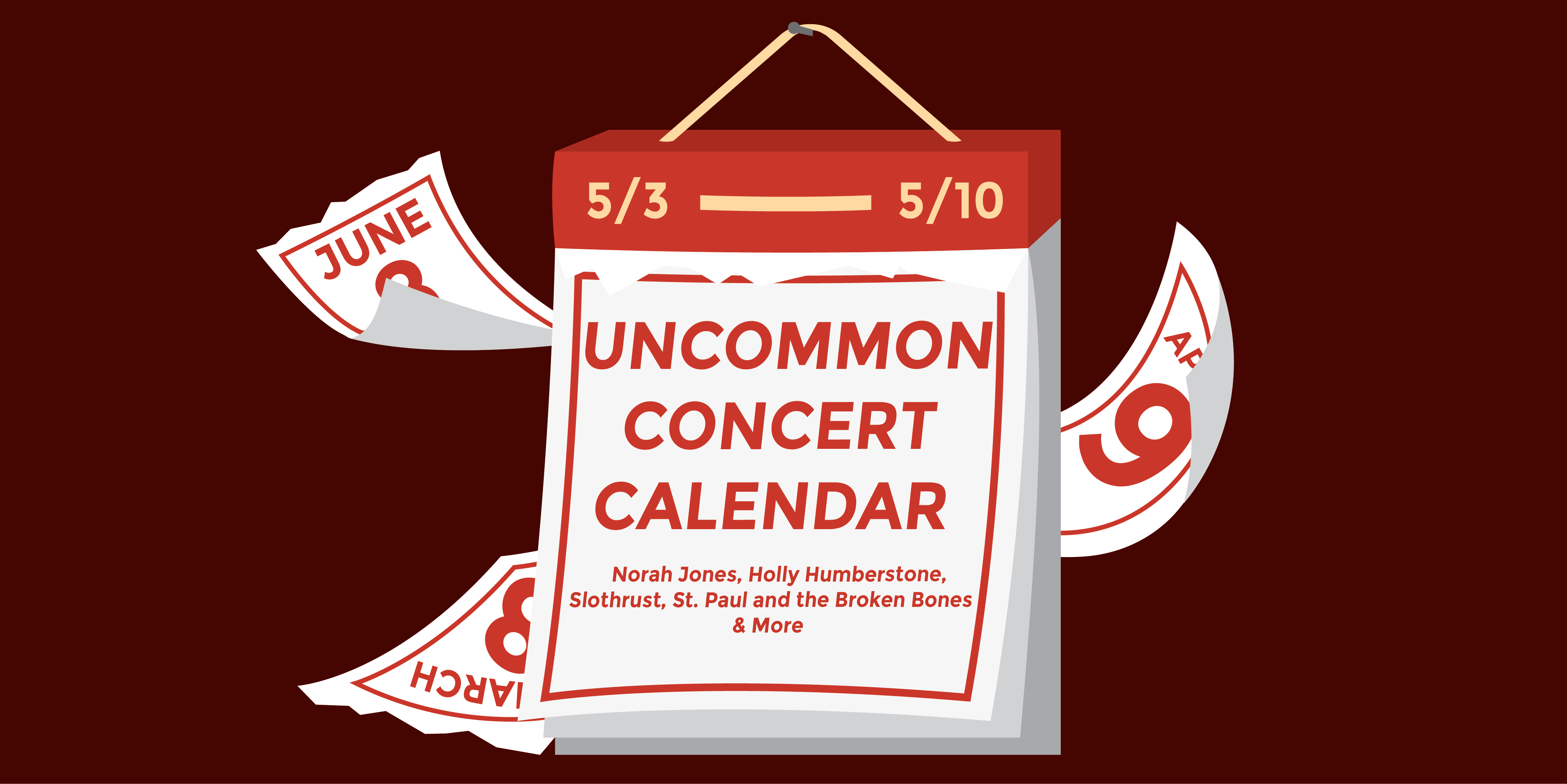 Uncommon Concert Calendar May 3-10 - Vimarsana News