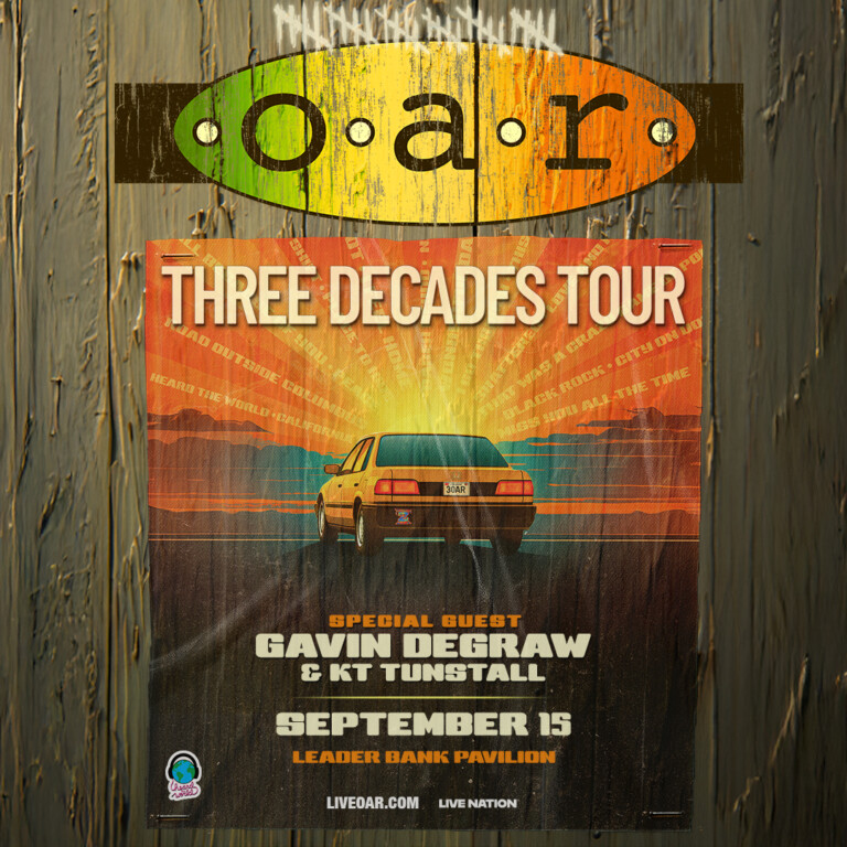 O.A.R., Gavin DeGraw, and KT Tunstall