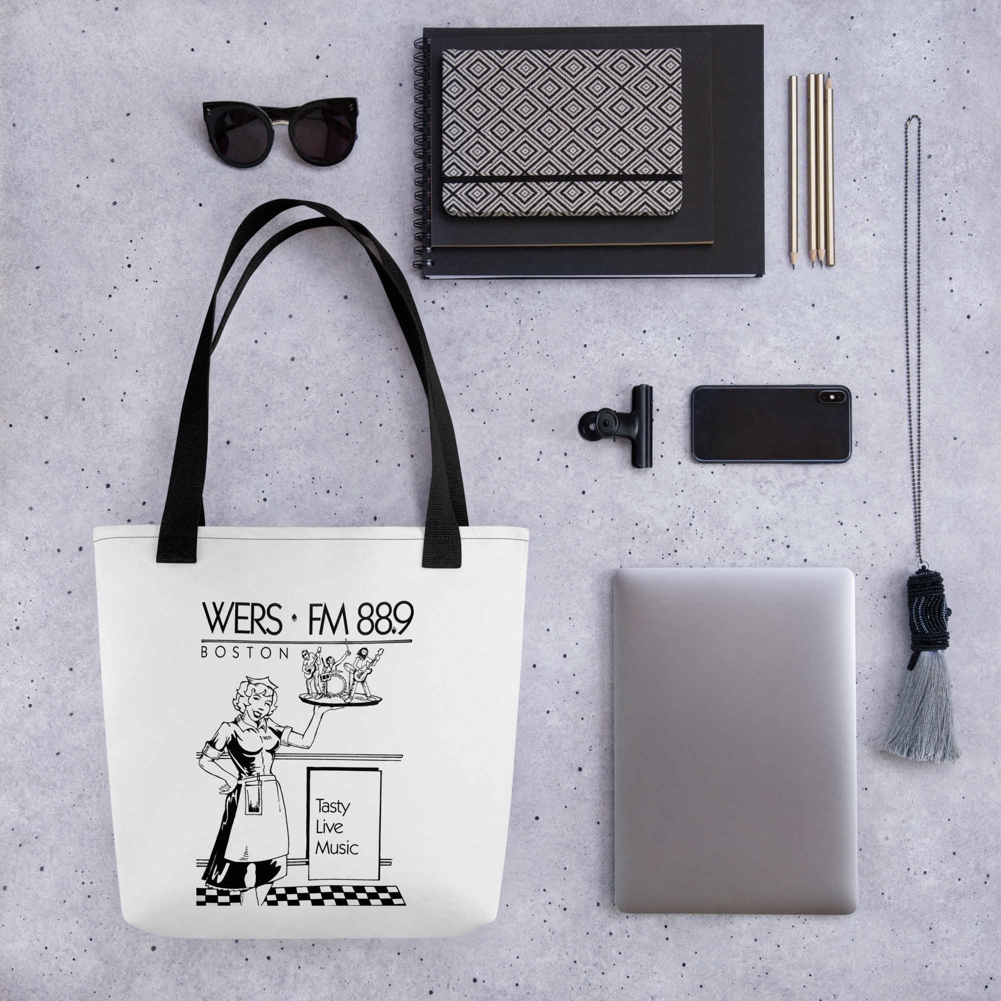 Retro WERS Tote Bag - Image 4