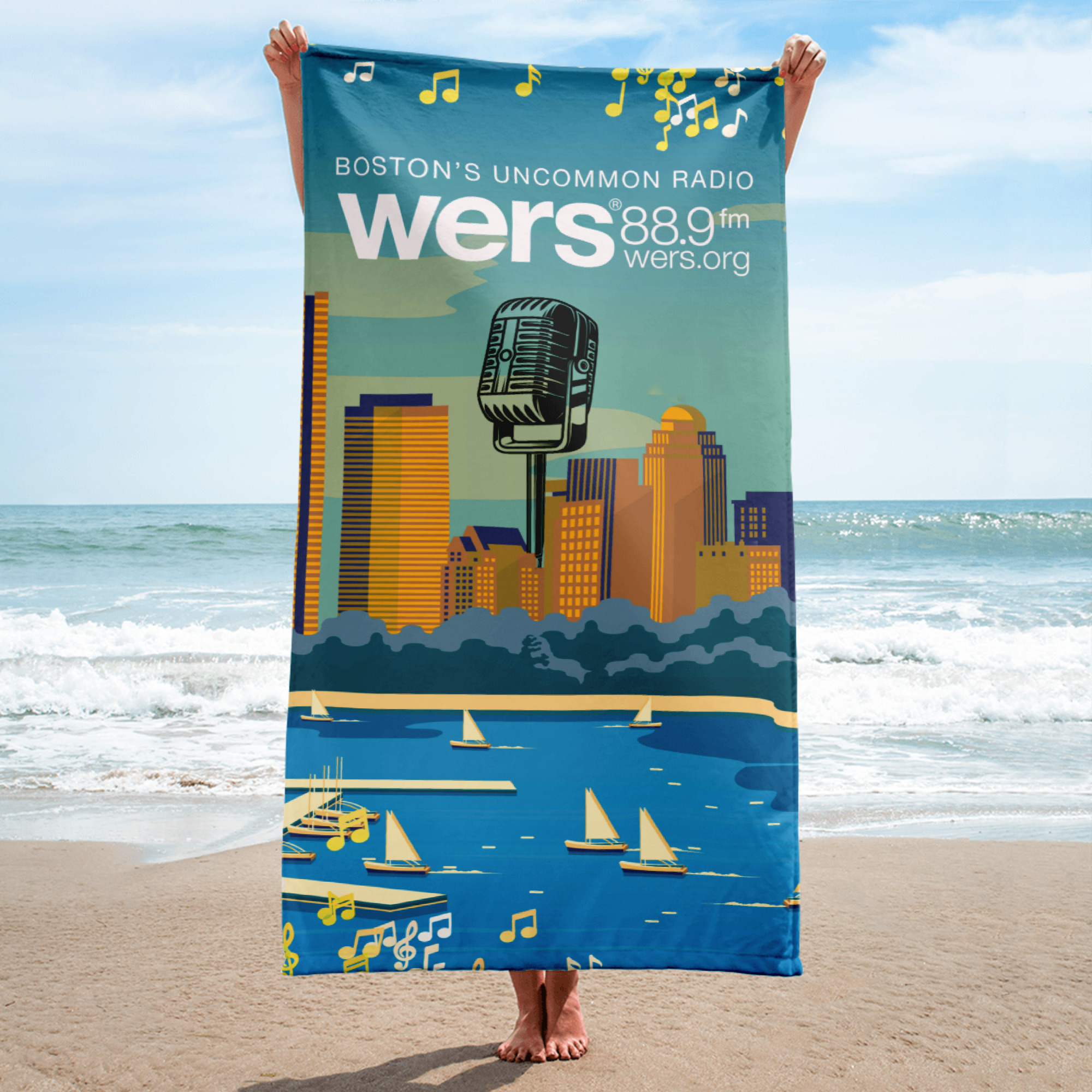 WERS Skyline Beach Towel
