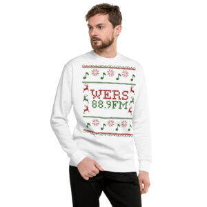 Merry WERSmas Unisex Ugly Sweater (White)