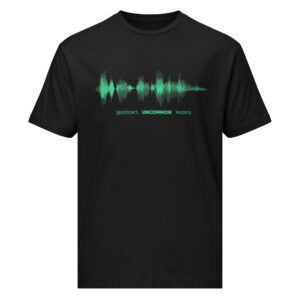 Unisex Soundwave Tee Black (Soft Jersey)
