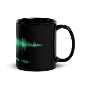 Boston's Uncommon Radio Soundwave Mug Black 11oz
