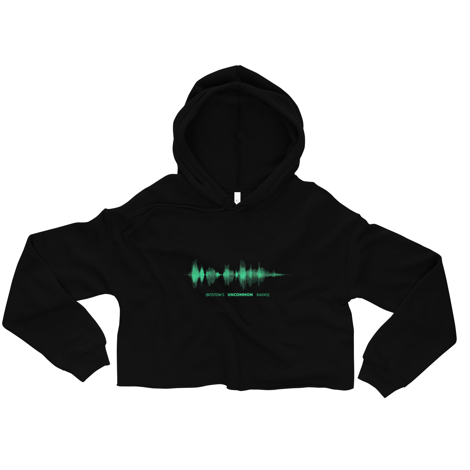Boston's Uncommon Radio Soundwave Crop Hoodie - Image 4