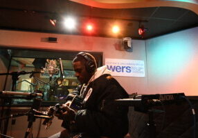 Boston, MA: February 7, 2026 - Kashus Culpepper playing songs from his new album in studio 88.9. (Fenton Wrig